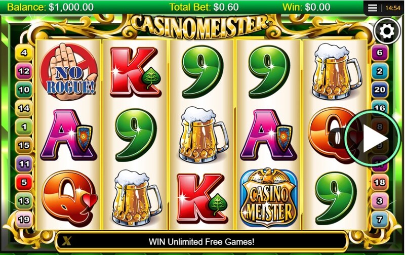 casinomeister gameplay feature