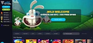 Wild Tornado Casino – uvítací bonus 2022