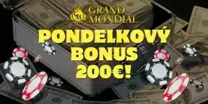 Bonusy za Pondelkové Vklady až do 200€ Každý Týždeň!