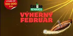 Výherný Február v Casino Rewards – 100 000€ na Dosah!
