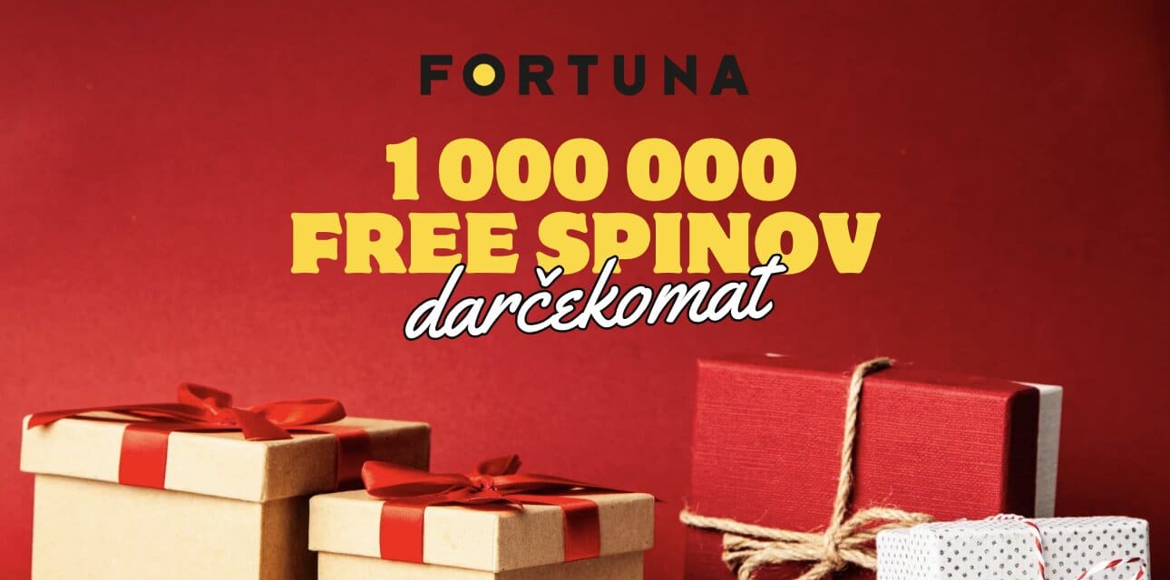 Darčekomat vo Fortune - 1 000 000 Free Spinov + Kredit 5€