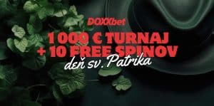 Deň sv. Patrika Prináša 24 Hodinový Turnaj o 1000€ + 10 Free Spinov!
