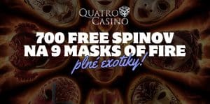 9 Masks of Fire Plné Exotiky – Teraz aj v Quatro Casino!