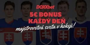 5€ Bonus na Majstrovstvá Sveta v Hokeji Každý Deň!