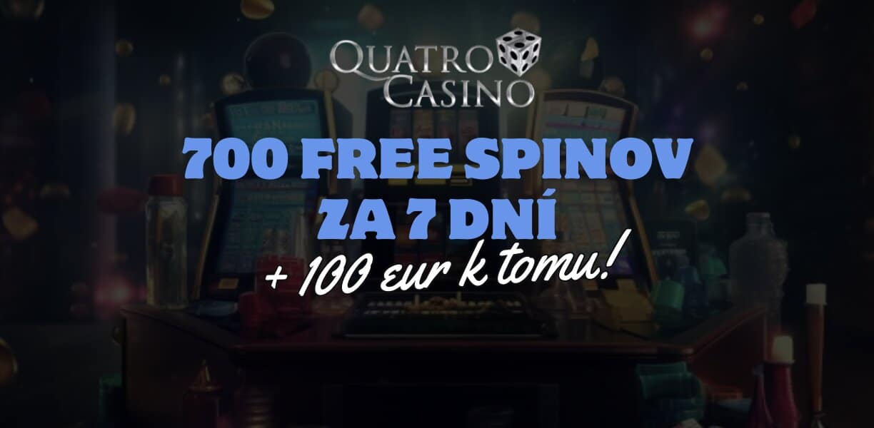 700 Free Spinov Počas Prvých 7 Dní + 100€ k Tomu!