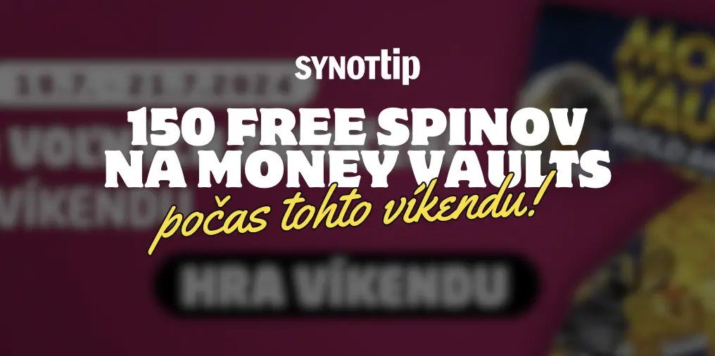 150 Free Spinov Počas Tohto Víkendu na MONEY VAULTS!