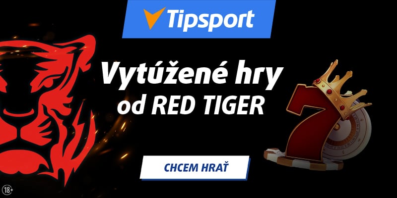 nové red tiger hry v tipsport casino