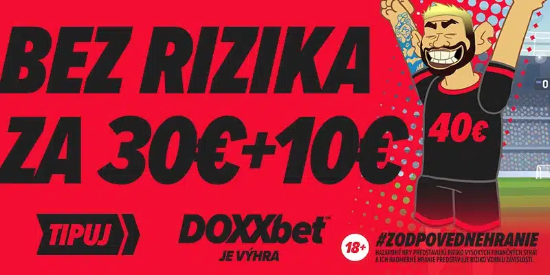 Stávka Bez Rizika sa Zvyšuje až na 30€!