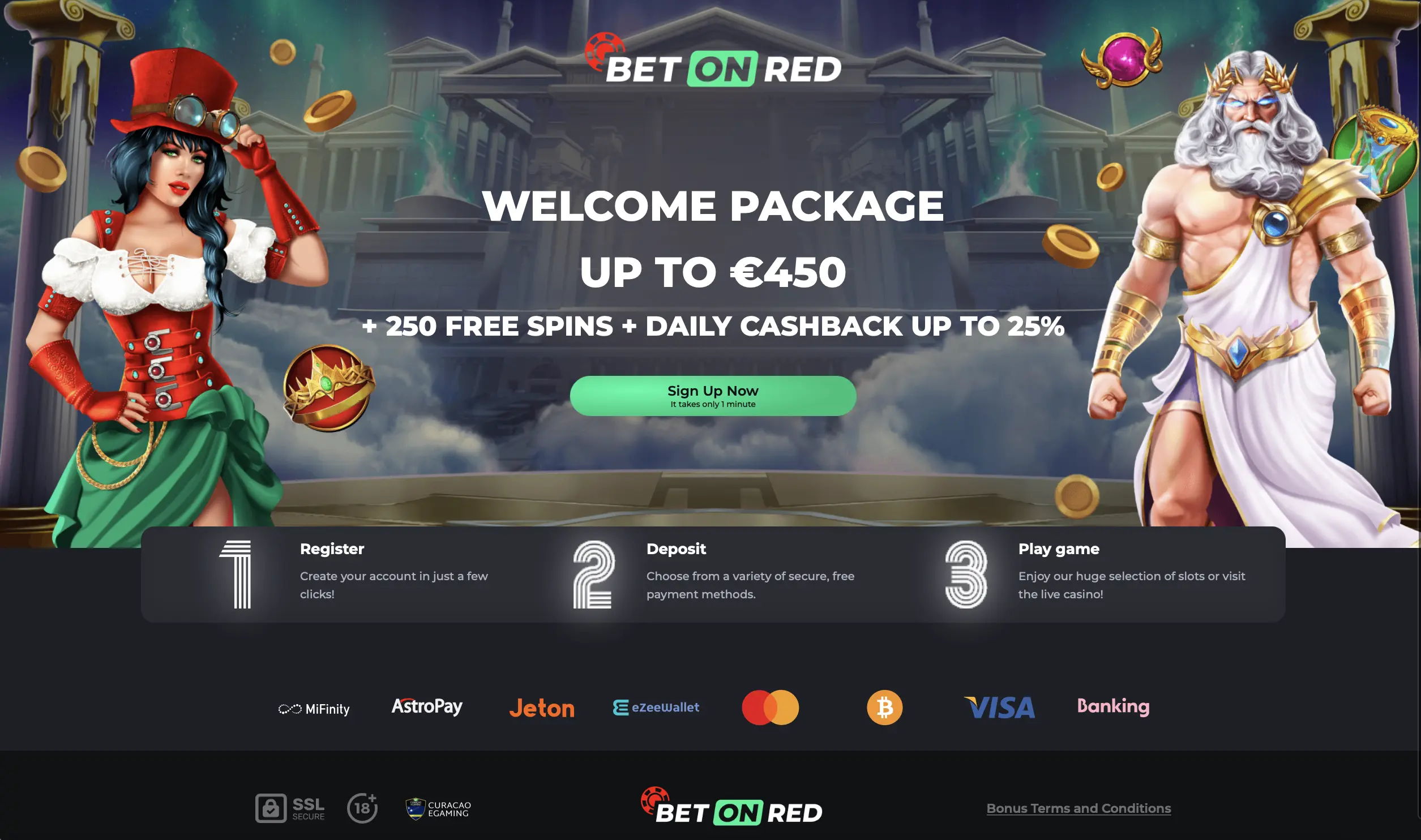 BetOnRed Casino Recenzia