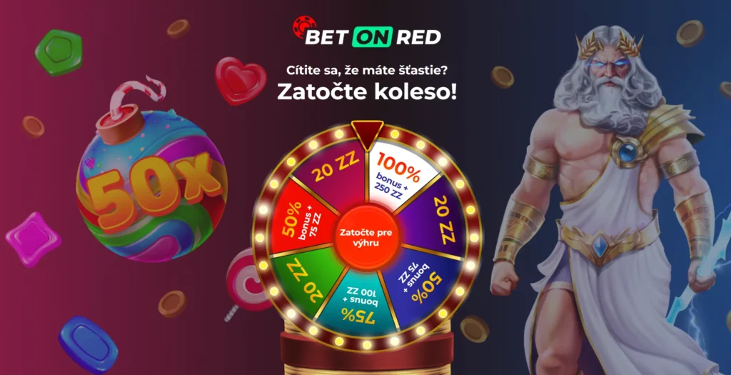 Koleso štastia BetOnRed Casino