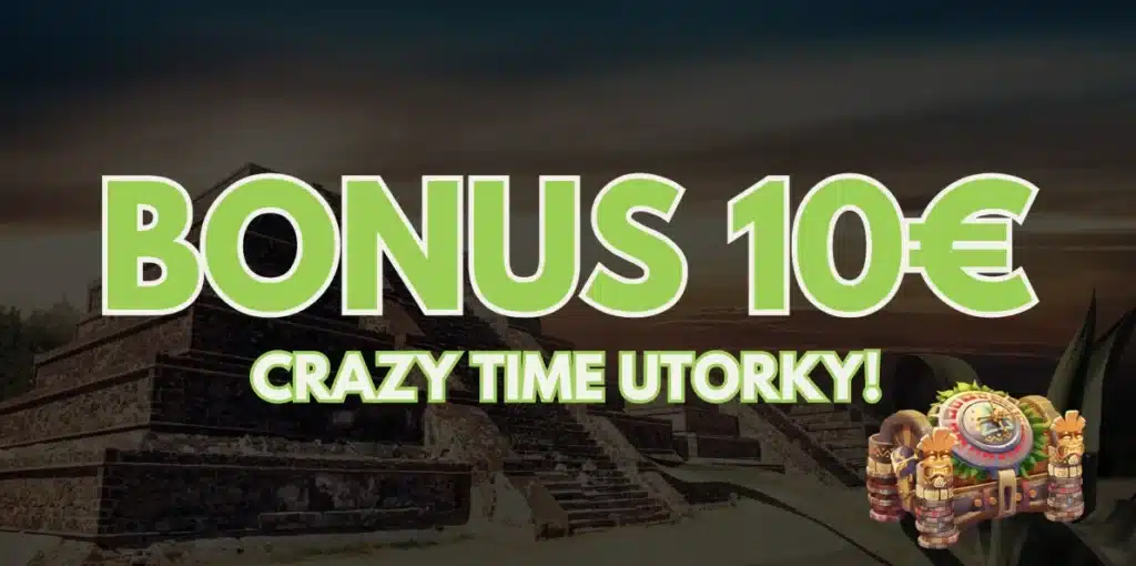 Crazy Time utorky vo Wazamba Casino - Získajte bonusovú hru v hodnote 10€!