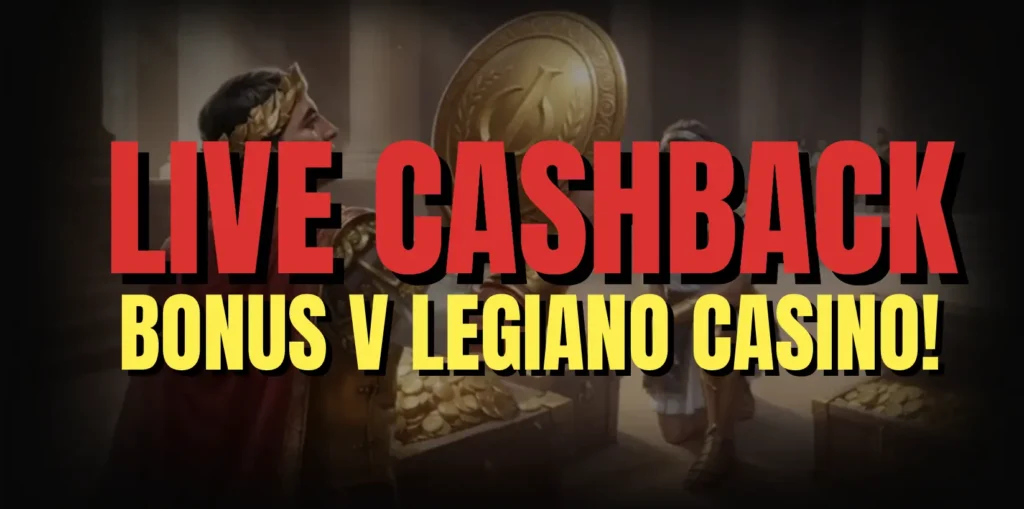 Týždenný VIP cashback bonus od Legiano Casino – Získajte až 15 % späť každý týždeň!