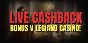 Týždenný VIP cashback bonus od Legiano Casino – Získajte až 15 % späť každý týždeň!