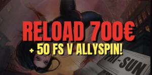 Roztočte víkend naplno – zoberte si víkendový reload bonus 700 EUR a 50 free spinov v AllySpin Casino!