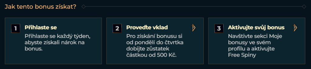 50 free spinov v stredu ako na to