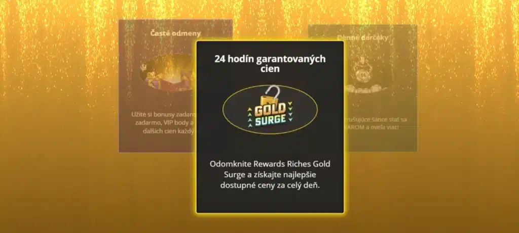 Vernostný program Zodiac Casino gold surge